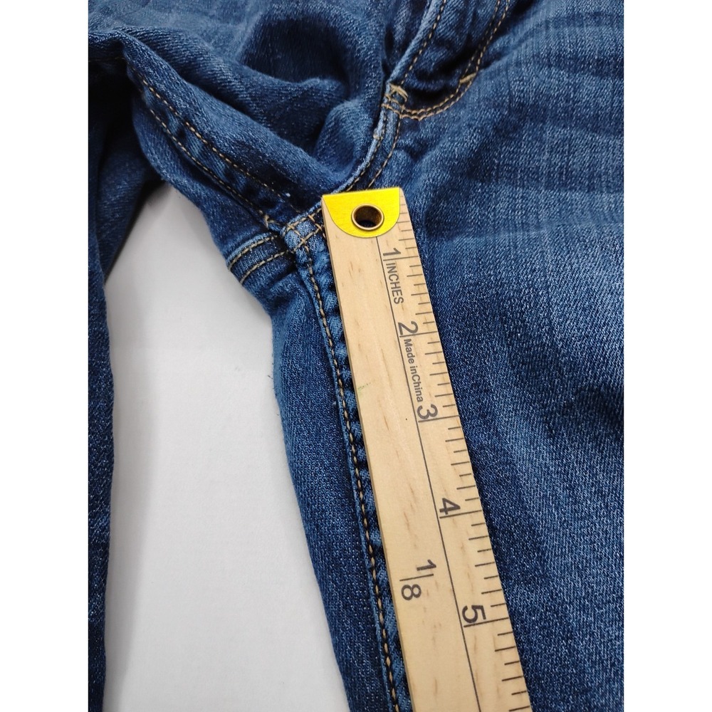 American Eagle AE Hipster Low Rise Boot Vintage Y2K Blue Pants Wide Leg Size 10 - Picture 7 of 16